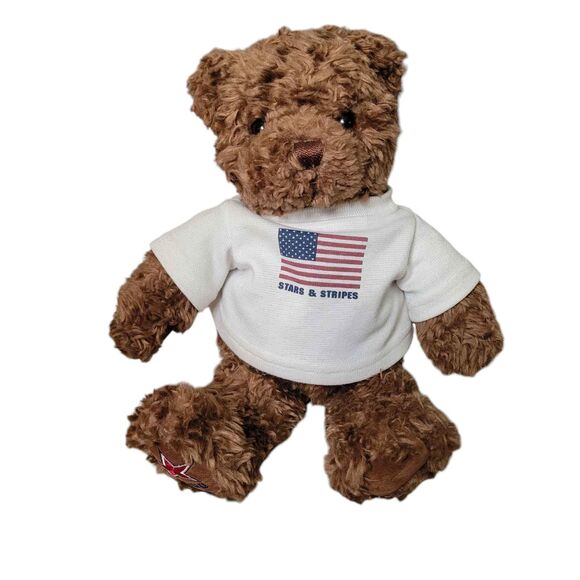15" GUND May Department Store 2000 Stars & Stripes Teddy Bear - Picture 1 of 5